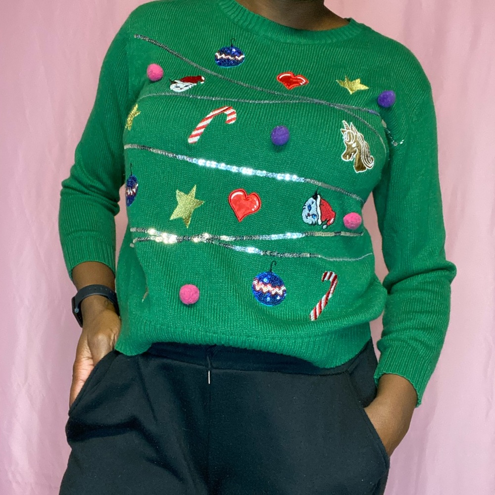 Green Christmas Sweater
